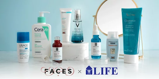 Faces beauty middle east partners with life pharmacy to introduce leading derma and medical skincare brands to their e-commerce